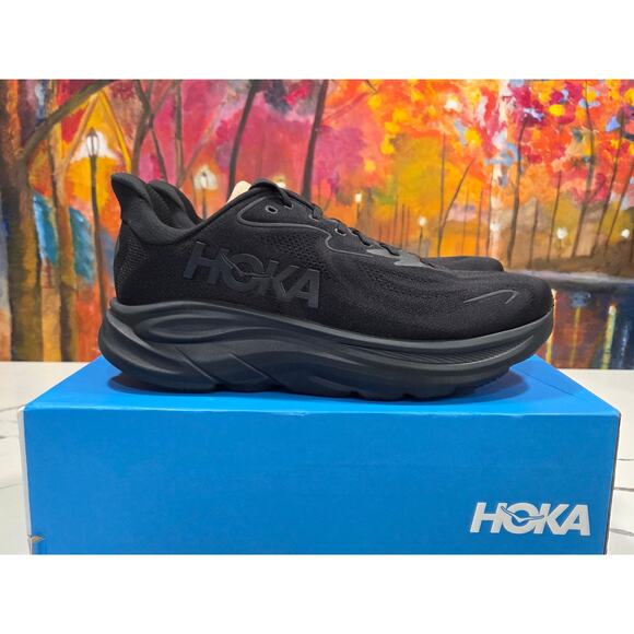 Hoka M Clifton 10 Triple Black Size 13D Men\'s Running Shoes main image 6